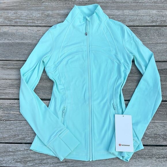 LULULEMON DEFINE JACKET NULU IDEAL MINT SIZE 4 NWT - Picture 1 of 8